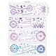 preview thumbnail 5 of 5, Walplus Large Purple Dandelions And Butterflies Nursery Wall Stickers Decals