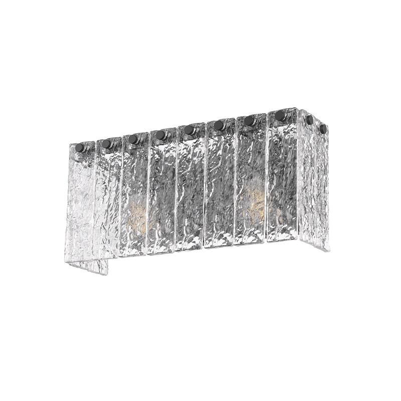Z-Lite Glacier 2 Light Vanity - Matte Black