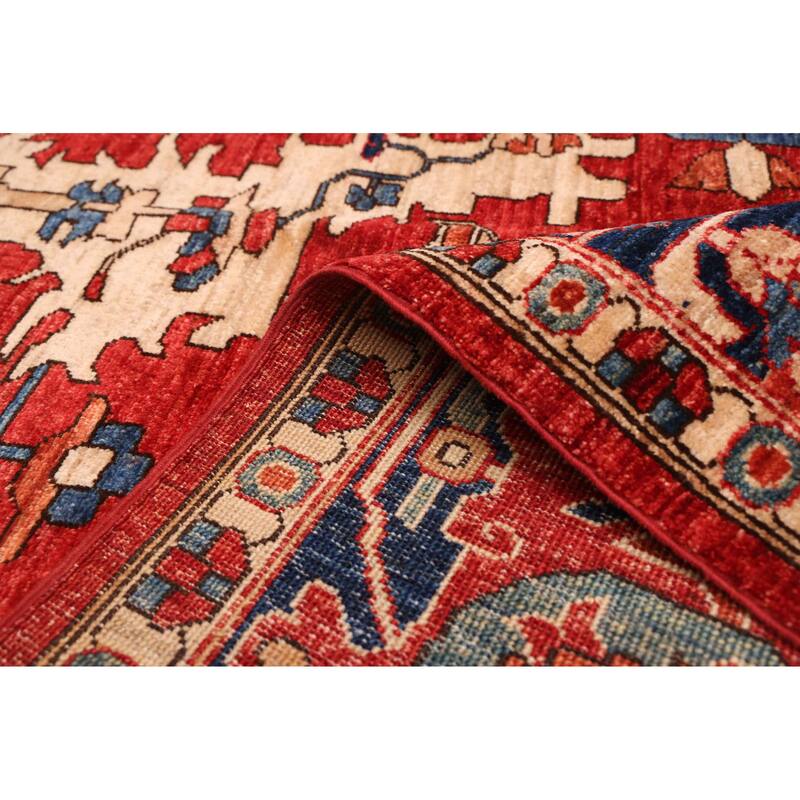 ECARPETGALLERY Hand-knotted Aryana Red Wool Rug - 8'3 x 9'11