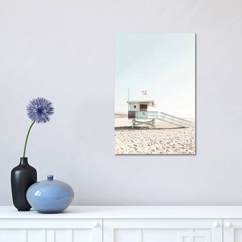 iCanvas "Lifeguard Hut" by Sisi & Seb Canvas Print - 18x12x1.5