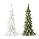 preview thumbnail 27 of 25, Glitzhome 14.75"H Resin Christmas Table Tree Holiday Decor