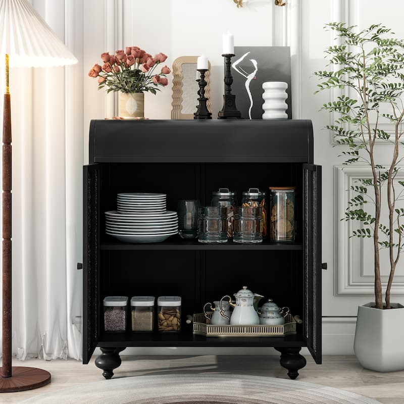 Art Accent Cabinet With 2 Doors, Sideboard Buffet Cabinet with Storage