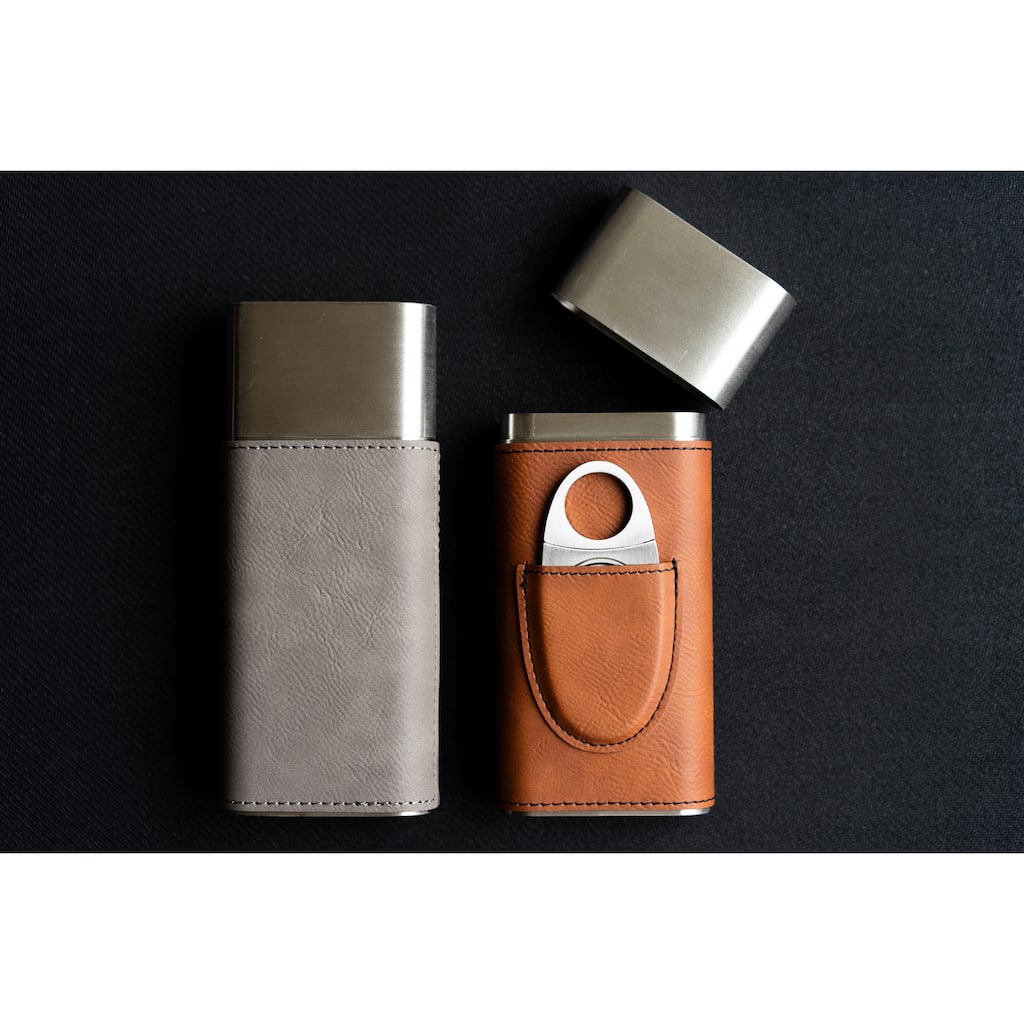 Cigar Holder Case, Cigar Cutter Included