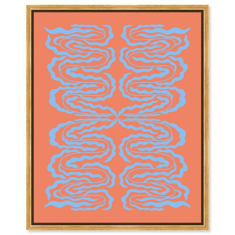 Artsy Pattern Canvas by Art Remedy - 24" x 30" - Gold