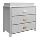preview thumbnail 13 of 20, Little Seeds Monarch Hill Haven 3 Drawer Changing Dresser Dove Gray