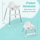 preview thumbnail 4 of 20, Babyjoy 4-in-1 Convertible Baby High Chair Feeding with Removable - See Details
