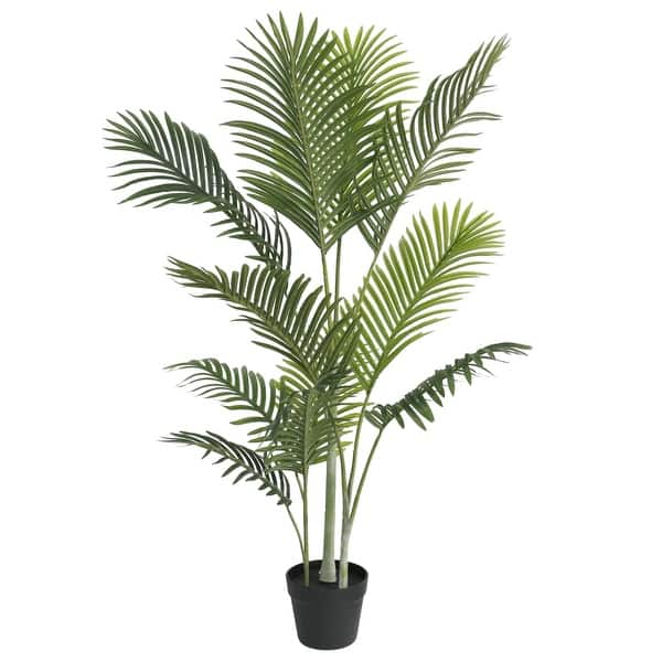 slide 2 of 4, vidaXL Artificial Palm Tree Green 31.5"/47.2" PP 47.2"