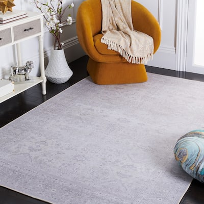 SAFAVIEH Tucson Machine Washable Slip Resistant Giouli Oriental Medallion