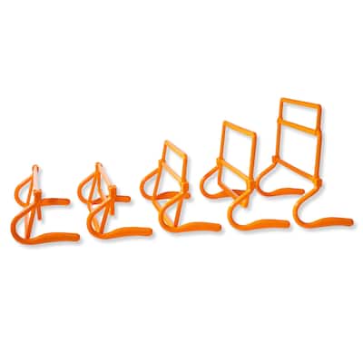 Trademark Innovations Adjustable Speed Training Hurdles (Set of 5)