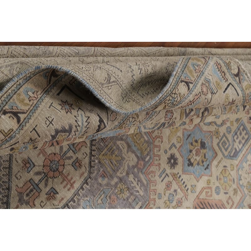 Beuge Tabriz Persian Rug Traditional Hand-Knotted Wool Carpet - 8'8"x 11'2"
