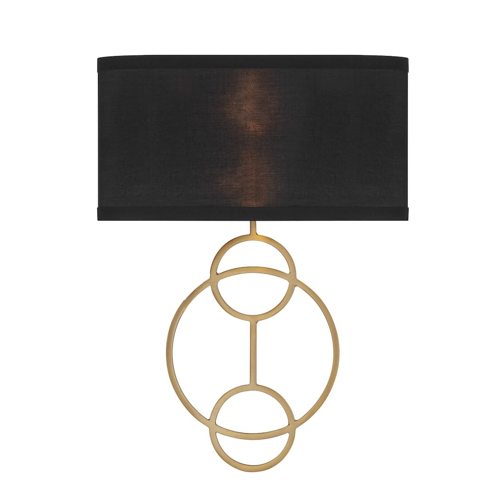 Crystorama Lighting Group LRL-992 Laurel 2 Light 14" Tall Wall Sconce