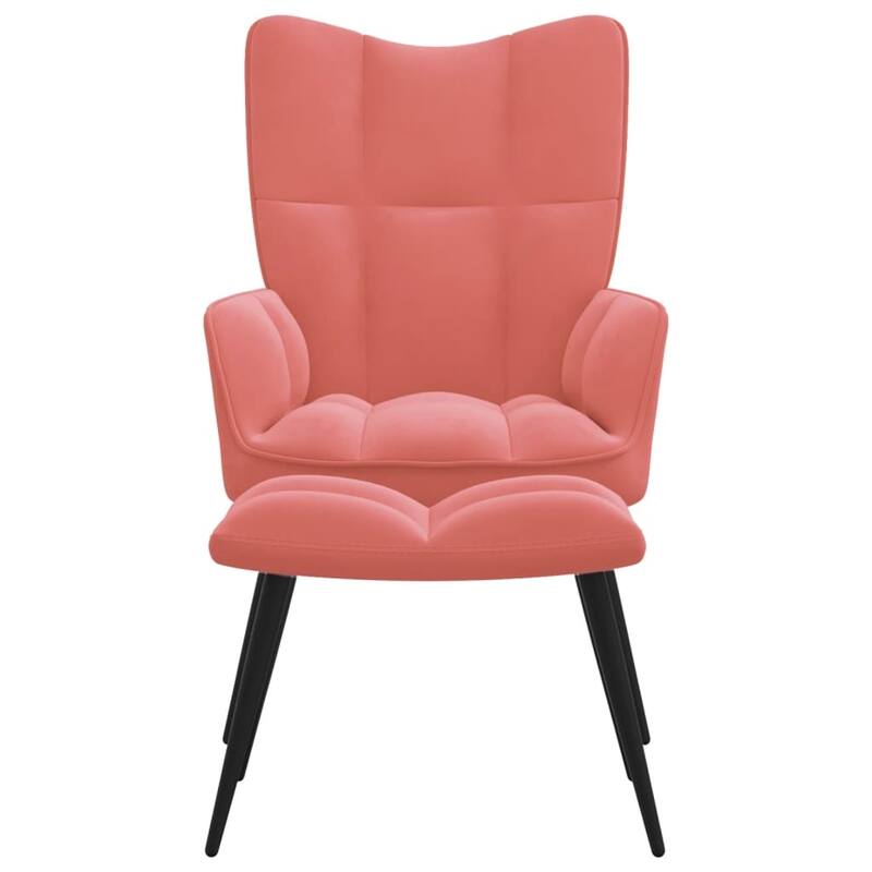 vidaXL Relaxing Chair multi colors Velvet
