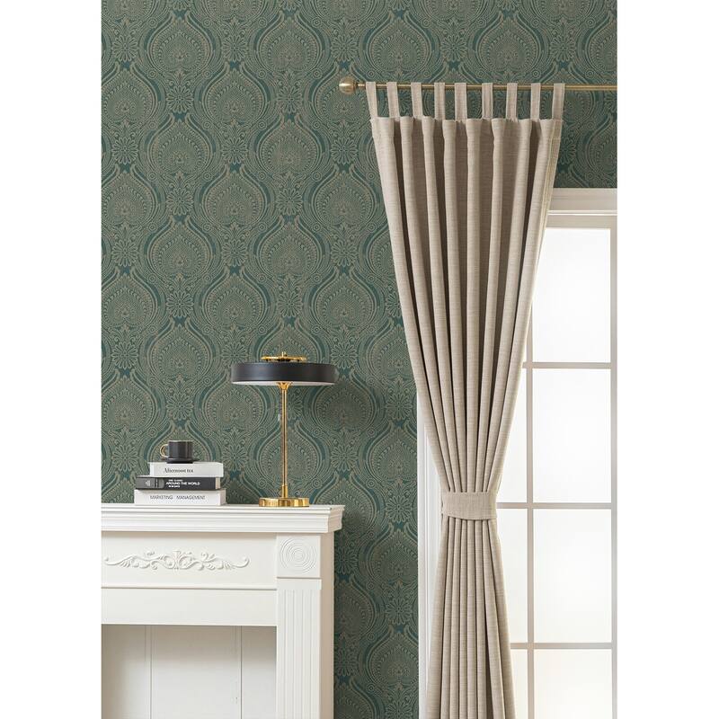 Seabrook Designs Tolkien Ogee Unpasted Wallpaper