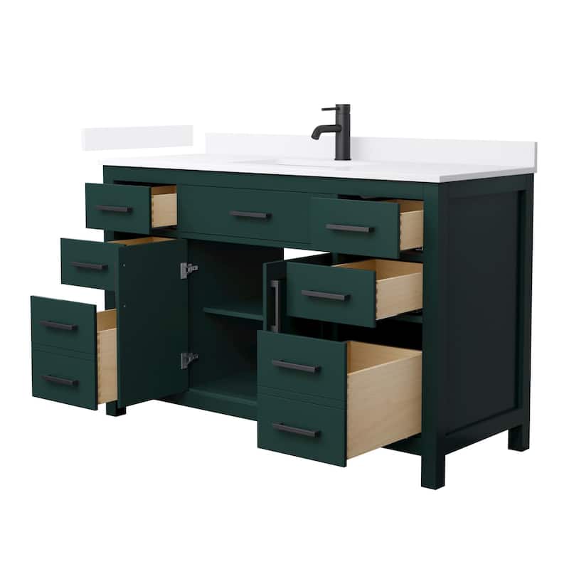 Wyndham Collection WCG2424-54S-QTZ-UNSMXX Beckett 54" Free Standing