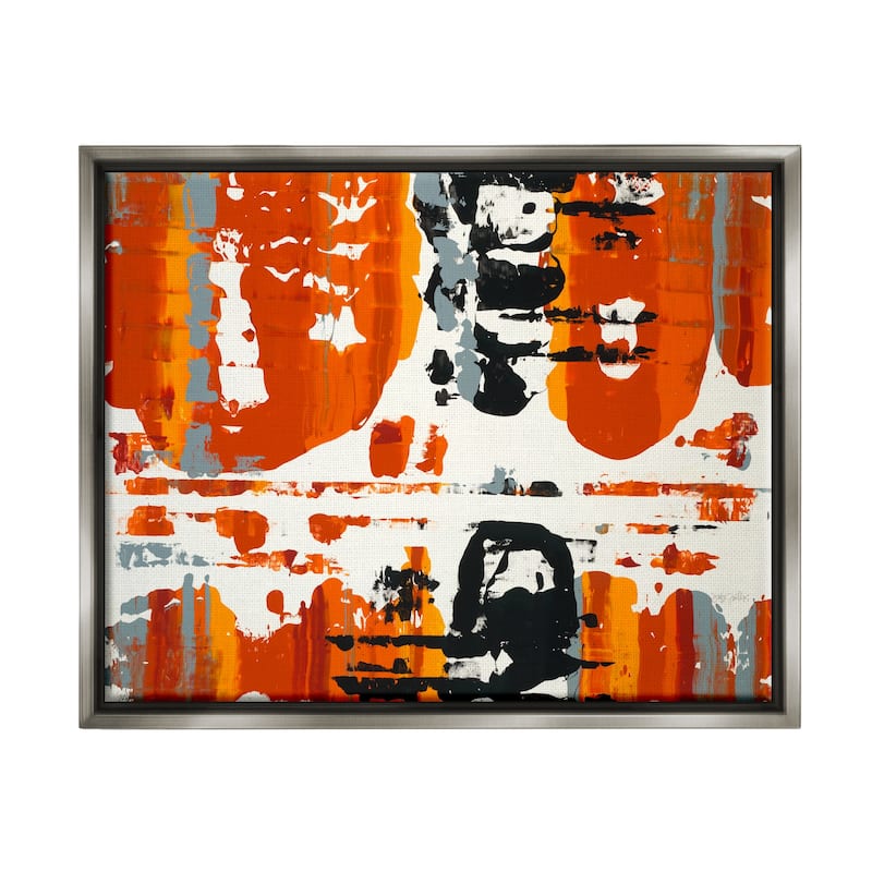 Stupell Burnt Orange Momentum Floater Frame