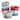 6 Piece 12 Ounce Round Stoneware Ramekin Set in Assorted Colors