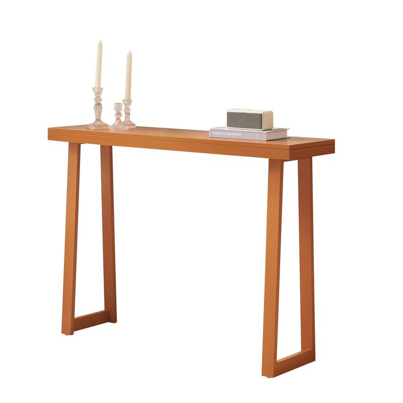 Claude Collection Wood 36" Modern Console Table with Shelf