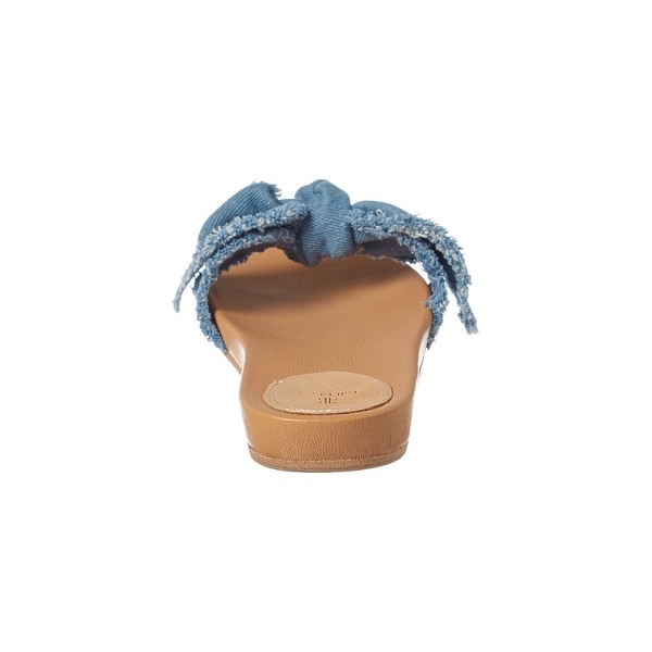 Bill Blass Carmen Suede Slide Sandal 8.5 Brown