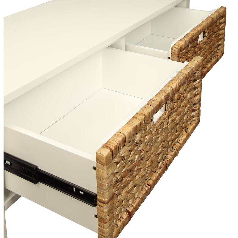 Flavius Finish Console Table - White