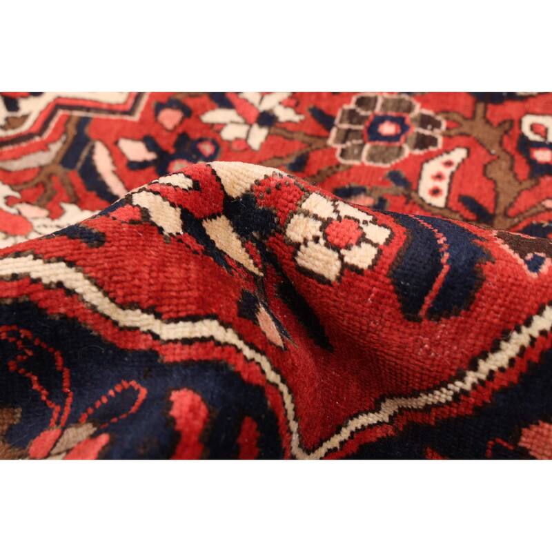 ECARPETGALLERY Hand-knotted Kayseri Vintage Red Wool Rug - 6'11 x 10'8