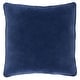 preview thumbnail 11 of 9, Copper Grove Sallochy Decorative 18-inch Down or Poly Filled Pillow Navy - Down - Nature/Solid Color