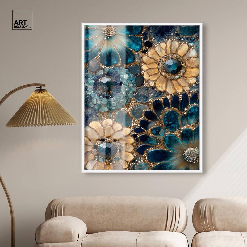 Opulent Geode III Shadowbox by Art Remedy