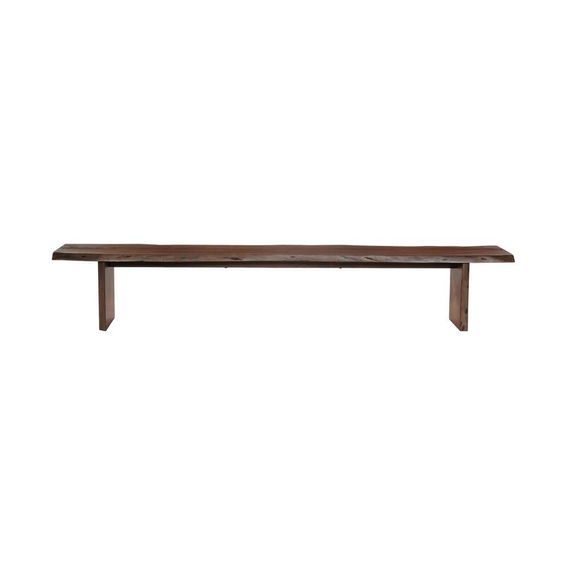Cedar Live Edge Solid Wood Dining Bench