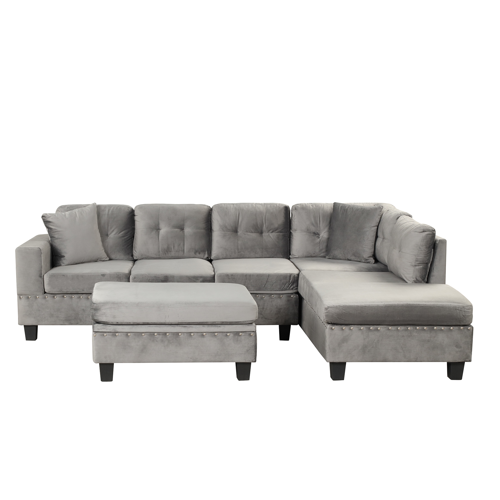 Kate leather online 104.5 sectional