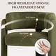 preview thumbnail 4 of 14, 3-Leg Accent Chair Plush Velvet Upholstery Modern Lounge Armchair