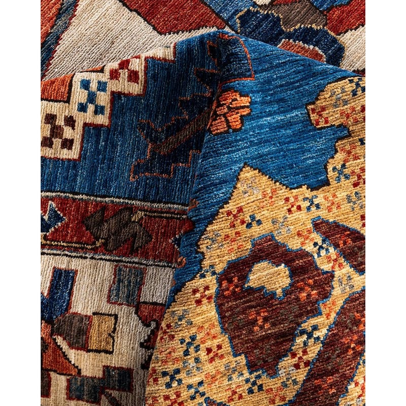 Serapi One-of-a-Kind Hand-Knotted Area Rug - Orange, 8' 2" x 10' 1" - 8' 2" x 10' 1"