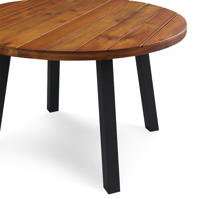 Luna Acacia Patio Dining Set - N/A