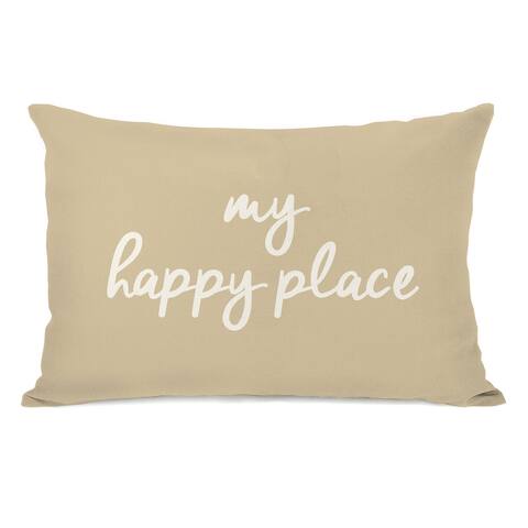 My Happy Place Sand - Lumbar Pillow