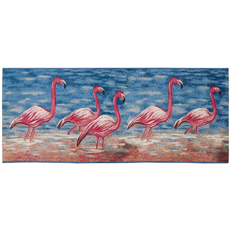 Liora Manne Esencia Flamingos Indoor/Outdoor Mat