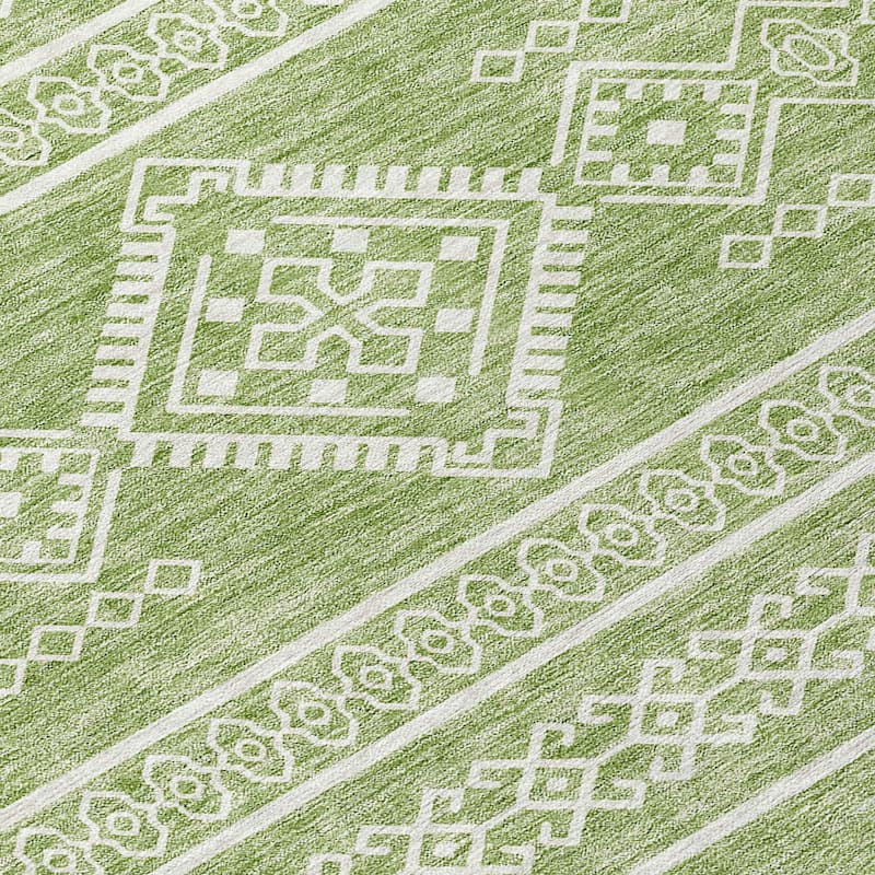 Machine Washable Indoor/ Outdoor Chantille Moroccan Boho Rug