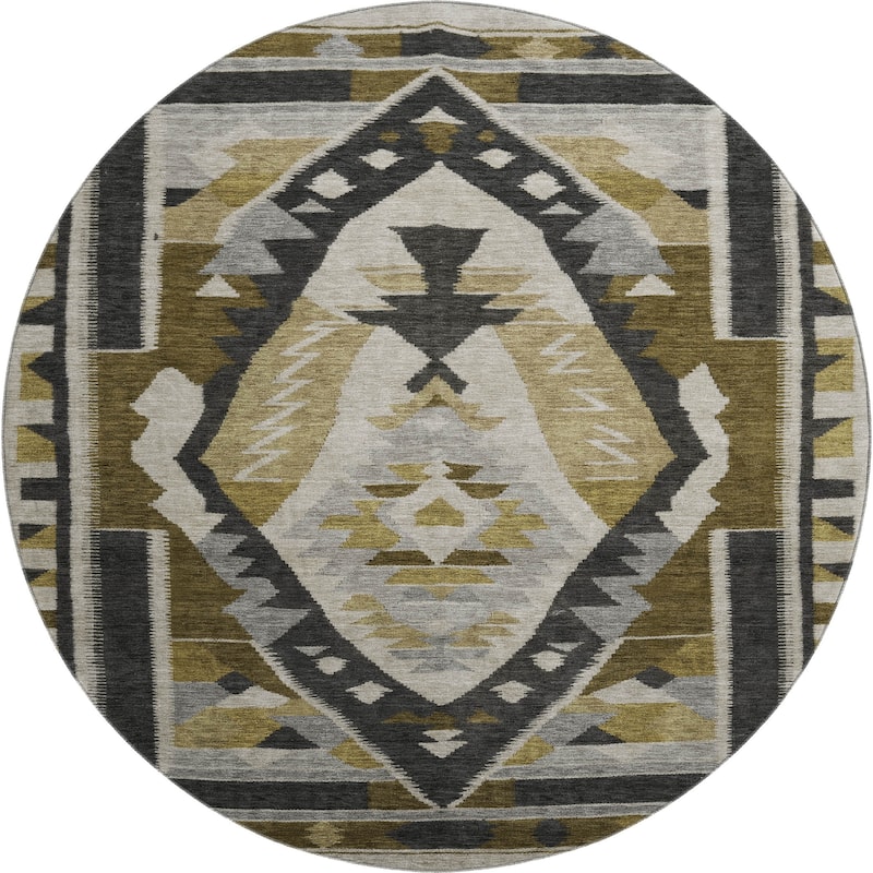 Premium Washable Super Soft Global Medallion Mayfield Rug