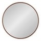 preview thumbnail 25 of 97, Kate and Laurel Travis Round Wood Accent Wall Mirror