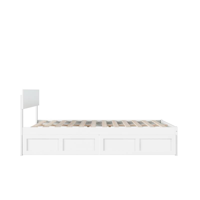 AFI Boston Platform Bed with Storage Drawers