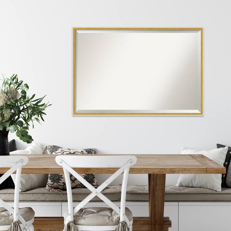 Paige Beveled Wood Framed Wall Mirror