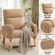 preview thumbnail 21 of 185, HOMYKA 28" Wide Rocking Chair for Nursery with Solid Wood Leg