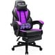 preview thumbnail 1 of 6, BOSSIN Racing Style Gaming Chair,300 lbs Big and Tall gamer chair High Back Computer Chair Black/Purple
