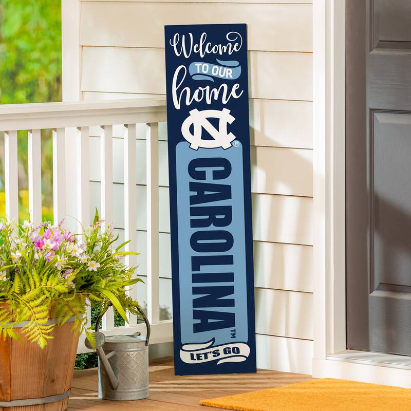 47" Double Sided Seasonal Porch Leaner, University of North Carolina - 47" x 11.25"