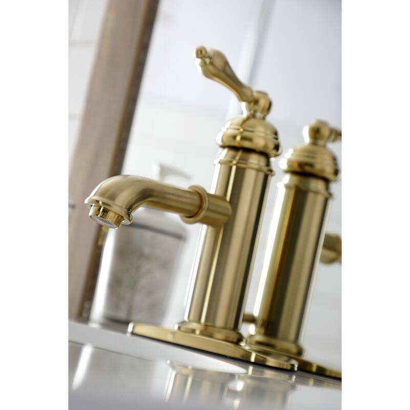 American Classic Single-Handle Bathroom Faucet with Brass Pop-Up