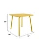 preview thumbnail 34 of 38, Novogratz Poolside Gossip Collection June Outdoor Square Dining Table