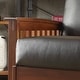 preview thumbnail 5 of 32, Hills Mission-Style Oak Accent Chair by iNSPIRE Q Classic