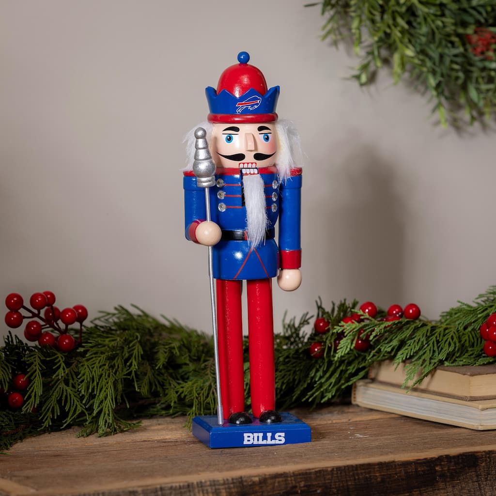 Nutcracker Statue, Buffalo Bills - 4.92''W x 4.53''H x 13.78