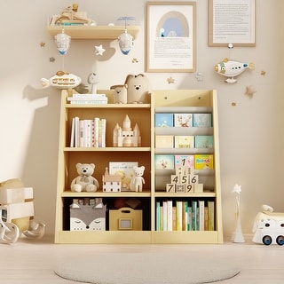 Wooden Toy Storage Organizer Cabinet