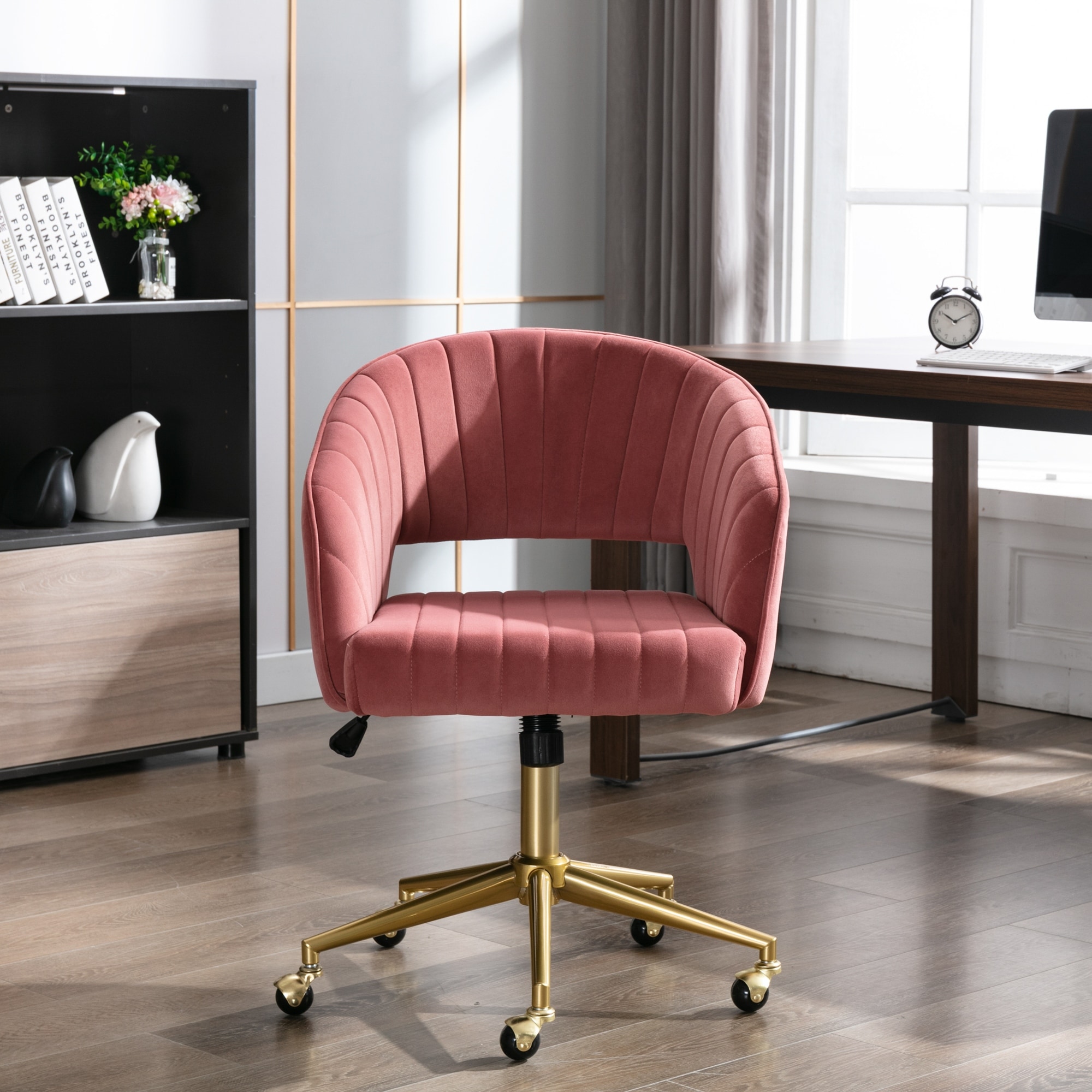 Crushed velvet hotsell office chair