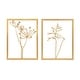 preview thumbnail 8 of 13, Kate and Laurel Malak Metal Framed Wall Art Set