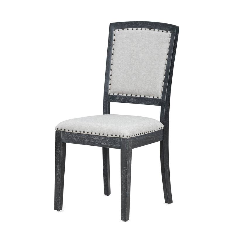 9 Pieces Extendable 84 inch Dining Table Set, 6 Upholstered Armless Dining Chairs and 2 Padded Arm Chairs