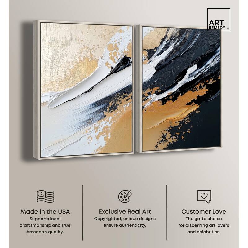 Forces III Canvas Set of 2 by Art Remedy